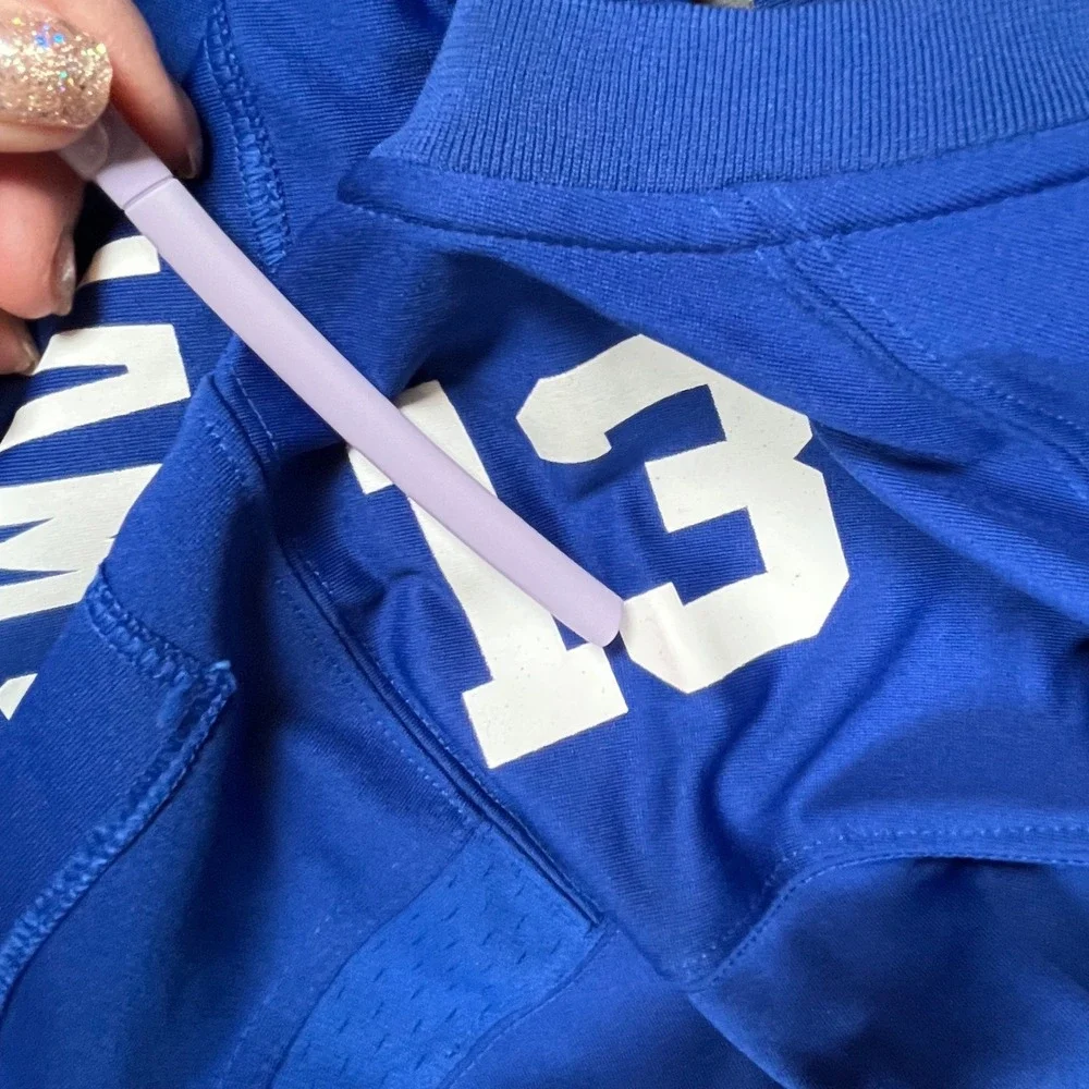 New York NY Giants Nike Football Jersey Youth XL Blue Odell Beckham Jr On Field